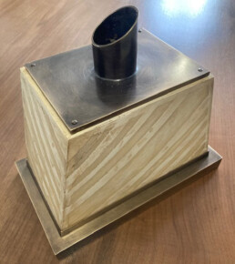 Detail socle pour dent de narval